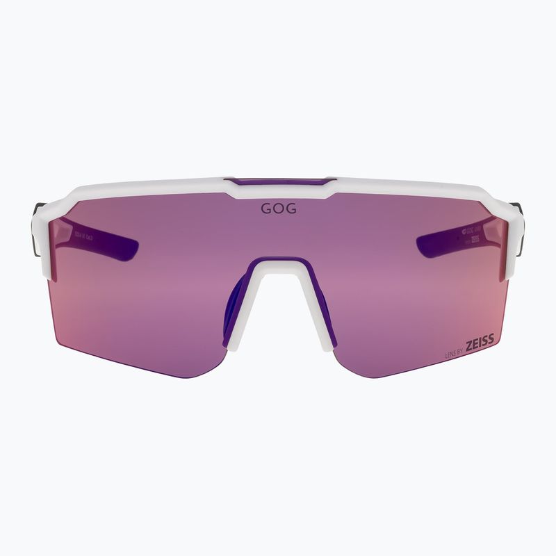 Occhiali da sole GOG Valhalla bianco/nero opaco/reflex a infrarossi 2