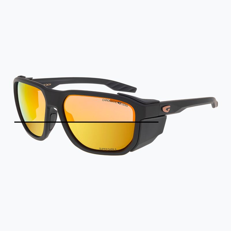 Occhiali da sole GOG Pamir matt metallic black/black/reflex gold 2