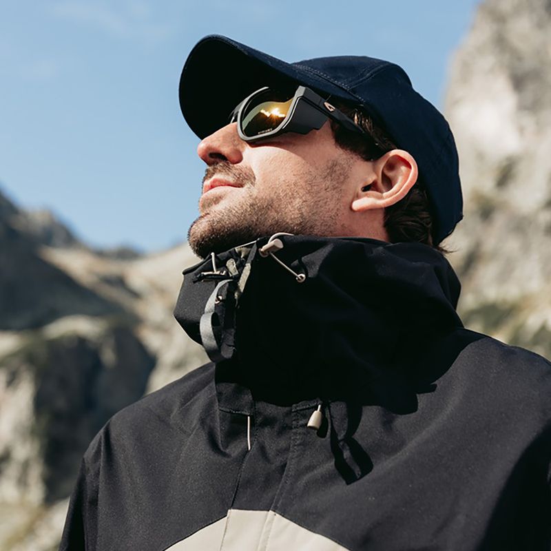 Occhiali da sole GOG Pamir matt metallic black/black/reflex gold 7