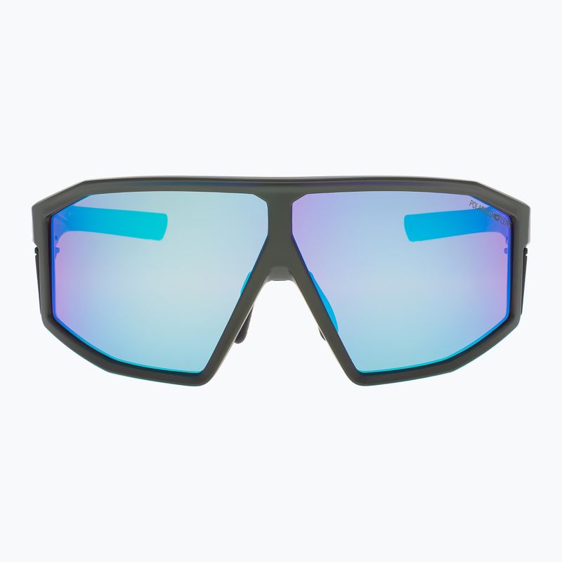Occhiali da sole GOG Lhotse S3 verde metallizzato opaco/nero/bianco blu riflettente 3