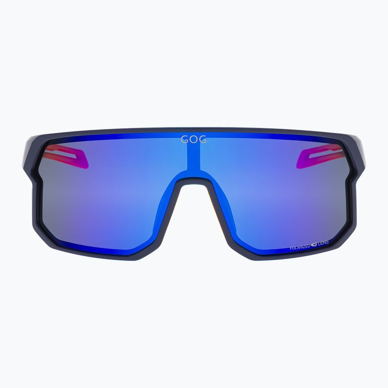 Occhiali da sole GOG Vidar matt navy blue/orange reflex blue 2