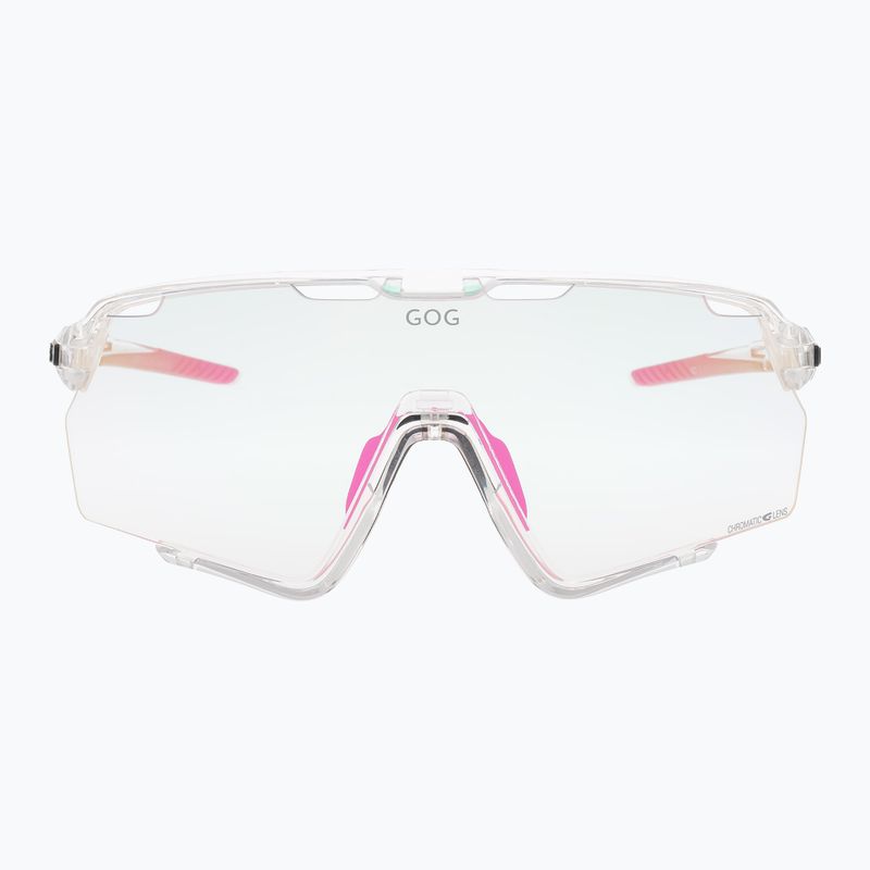 Occhiali da sole GOG Prometheus fotocromatici pink/black specchiati pink 3