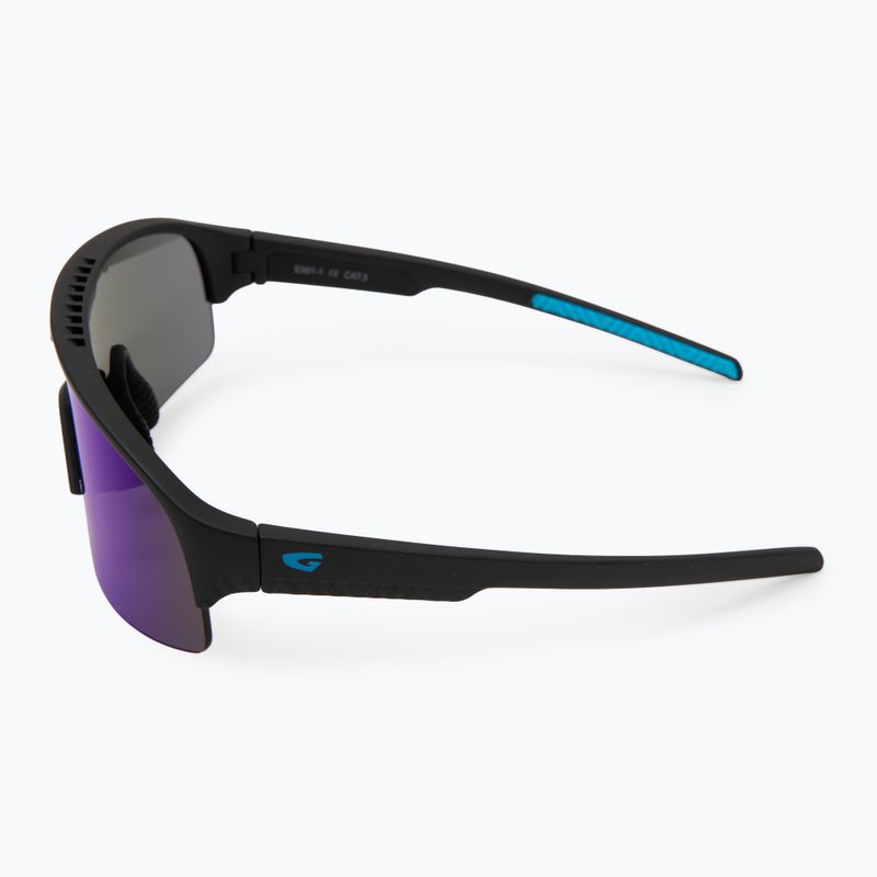 Occhiali da sole per bambini GOG Petra matt black/blue reflex blue 4