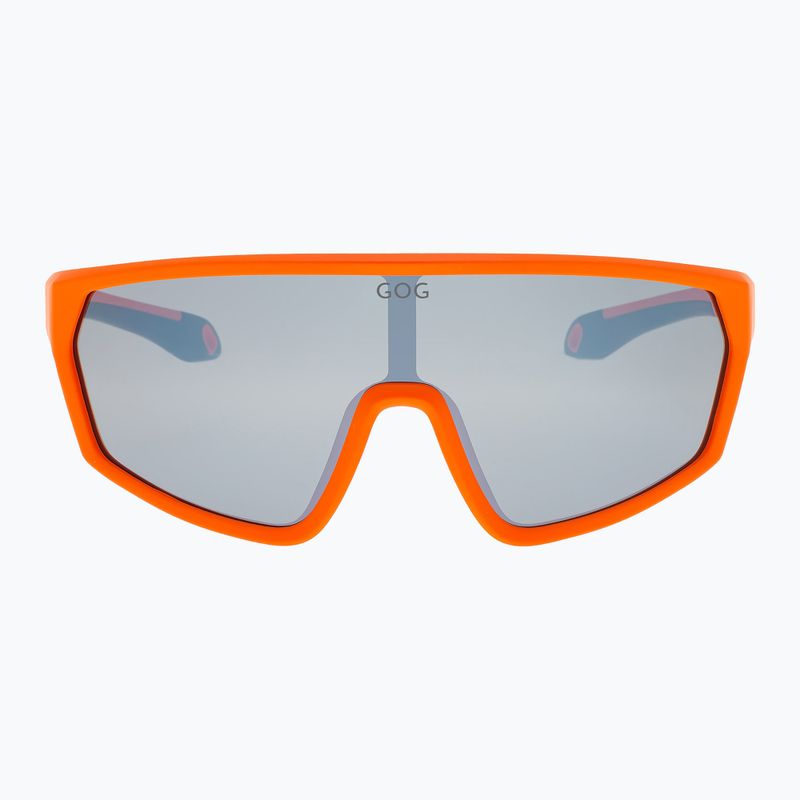 Occhiali da sole per bambini GOG Flint matte neon orange/black reflex silver 2