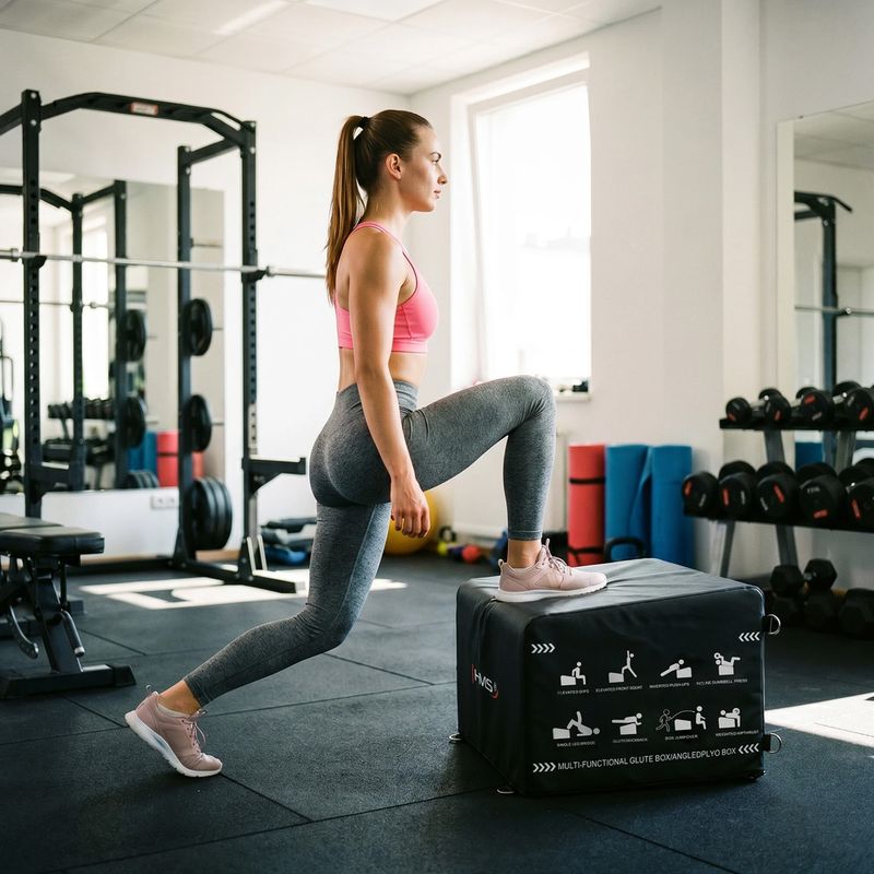 Cassa per allenamento HMS HTB61 Hip Thrust black 11