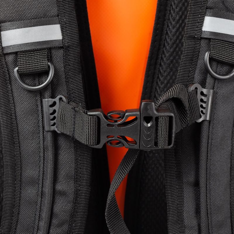 BERGSON Aqua Bag zaino da trekking 30 l arancione 11