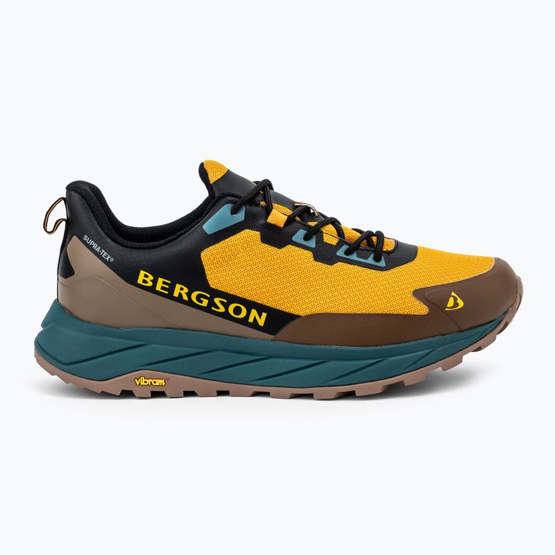 Stivali da trekking da uomo BERGSON Jabal Low STX giallo / marrone 2