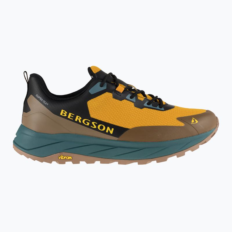 Stivali da trekking da uomo BERGSON Jabal Low STX giallo / marrone 9