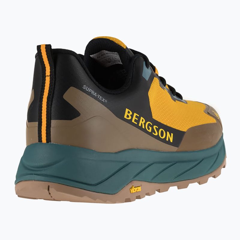 Stivali da trekking da uomo BERGSON Jabal Low STX giallo / marrone 11