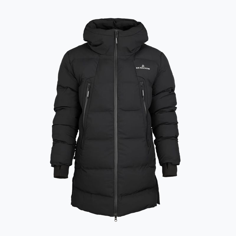 Cappotto isolato da uomo BERGSON Snow Leopard Primaloft nero