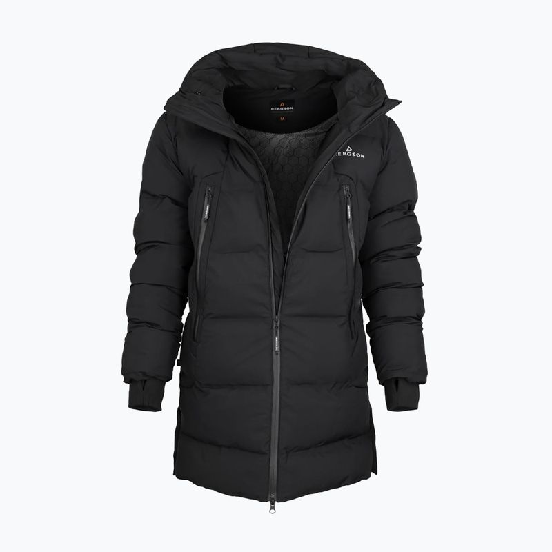 Cappotto isolato da uomo BERGSON Snow Leopard Primaloft nero 5