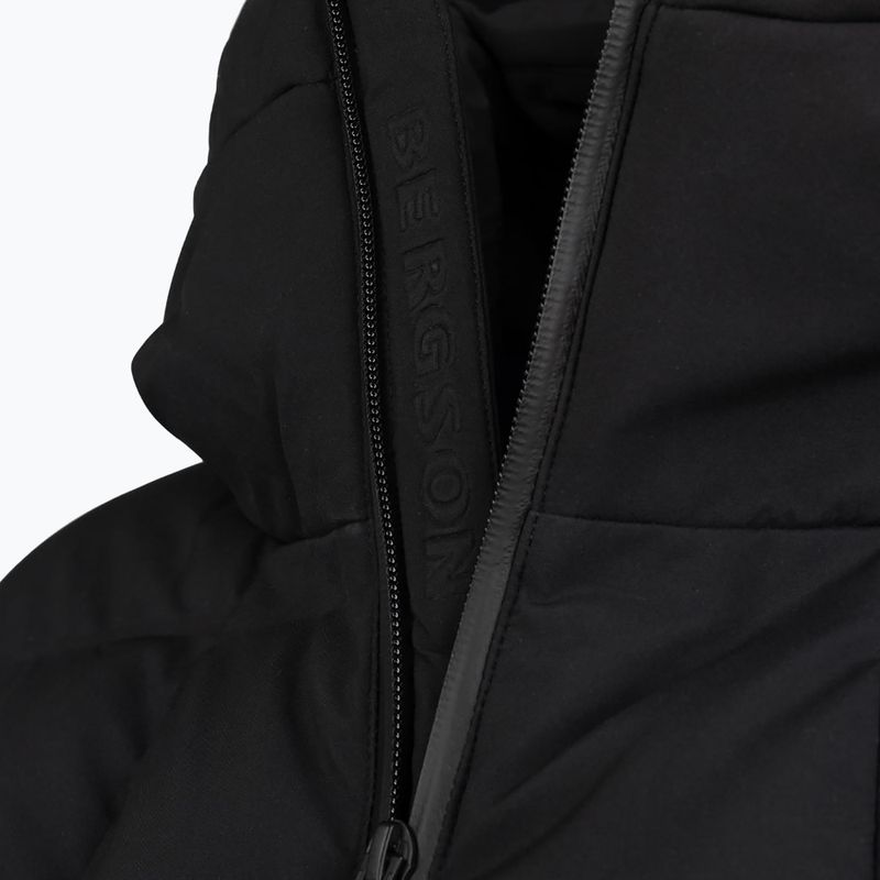 Cappotto isolato da uomo BERGSON Snow Leopard Primaloft nero 6