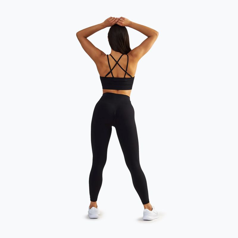 Top da allenamento donna BeShaped Shape Up nero chiaro 3
