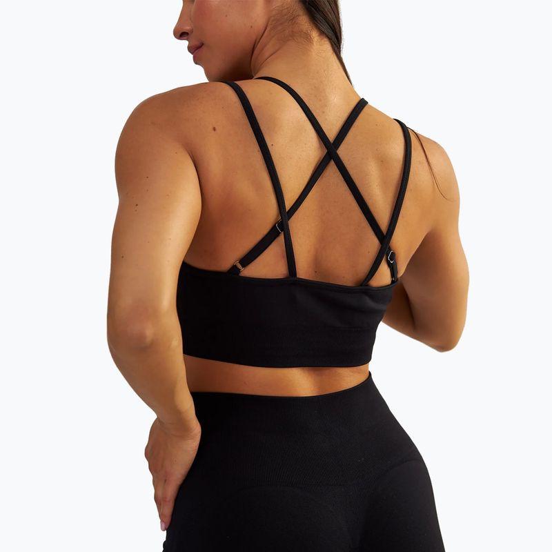 Top da allenamento donna BeShaped Shape Up nero chiaro 5