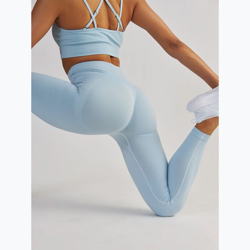 Leggings da allenamento da donna BeShaped Shape Up blu chiaro scuro 7