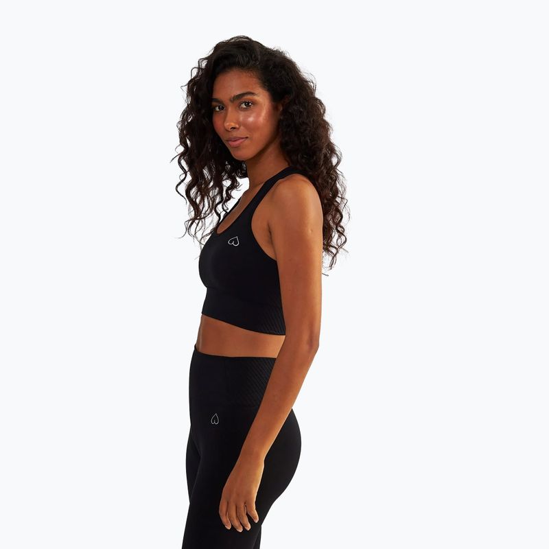 Top da allenamento BeShaped Femme Force nero da donna 4