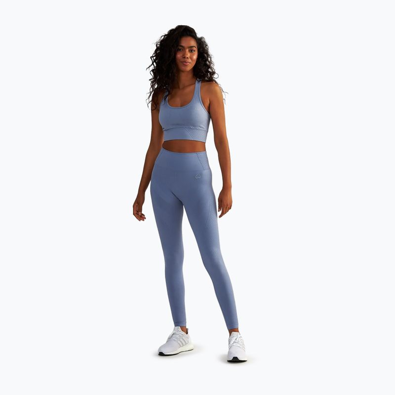 Top da allenamento BeShaped Femme Force blu chiaro da donna 2
