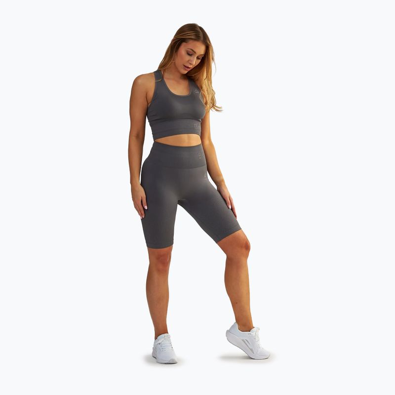 Pantaloncini da allenamento da donna BeShaped Body Boost grigio 2