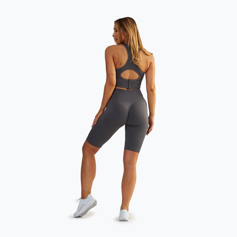 Pantaloncini da allenamento da donna BeShaped Body Boost grigio 3