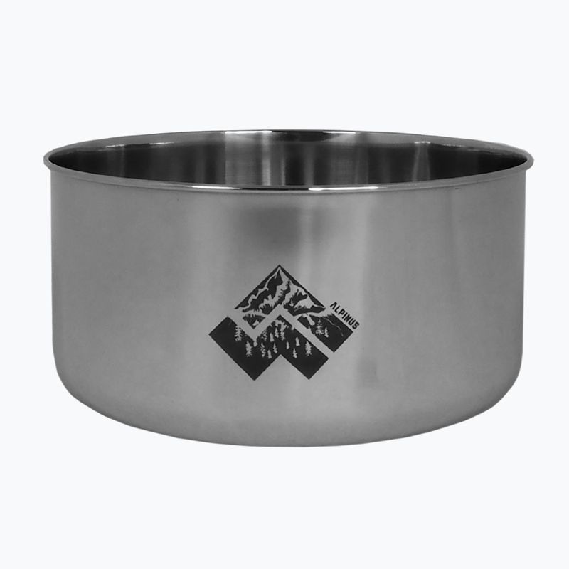 Set di pentole da escursione in acciaio Alpinus Yucatan da 2l, 1,5l e 0,6l 5