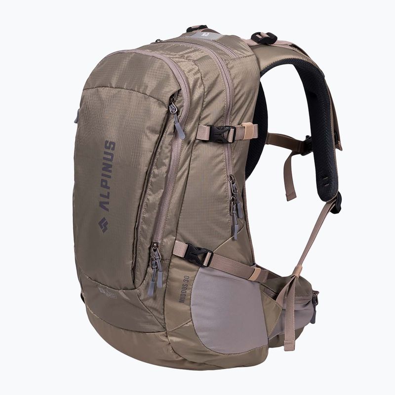 Alpinus Muddus 30 l zaino da escursione sabbia/verde