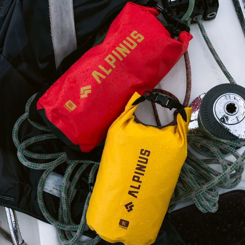 Sacca impermeabile Alpinus Tutunendo-Hobart 10 l rossa 8