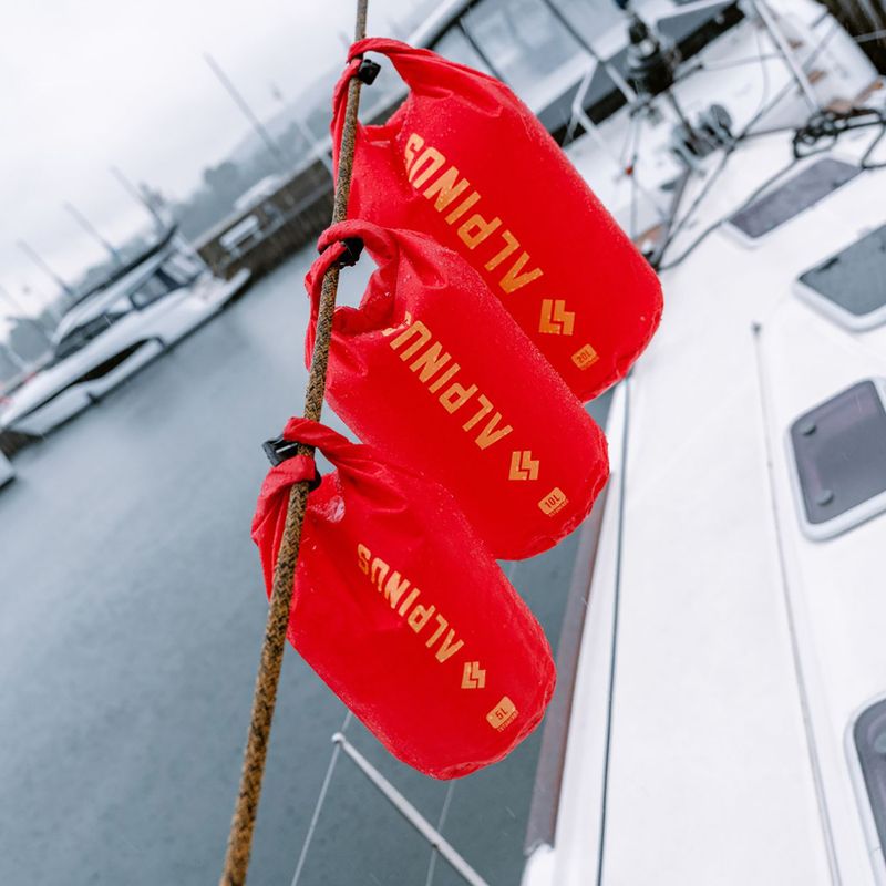 Sacca impermeabile Alpinus Tutunendo 20 l rossa 7