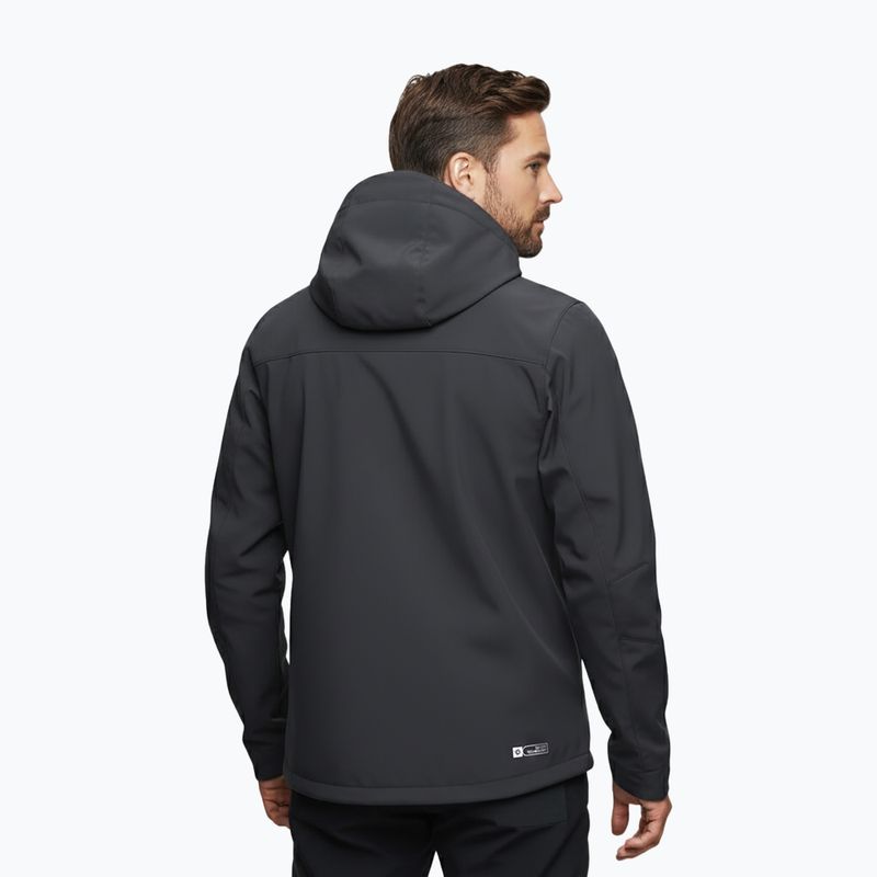 Giacca softshell da uomo Alpinus Roignais black/graphite 3