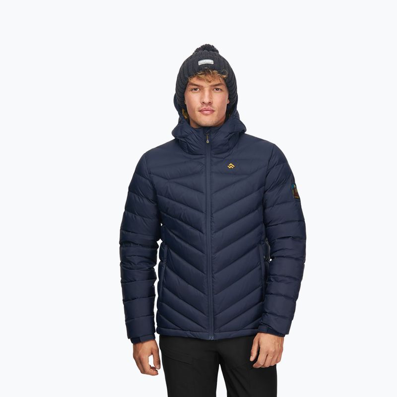 Piumino Alpinus Monsivo uomo navy/senape