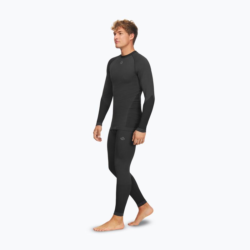 Set intimo termico da uomo Alpinus Moelv Set black