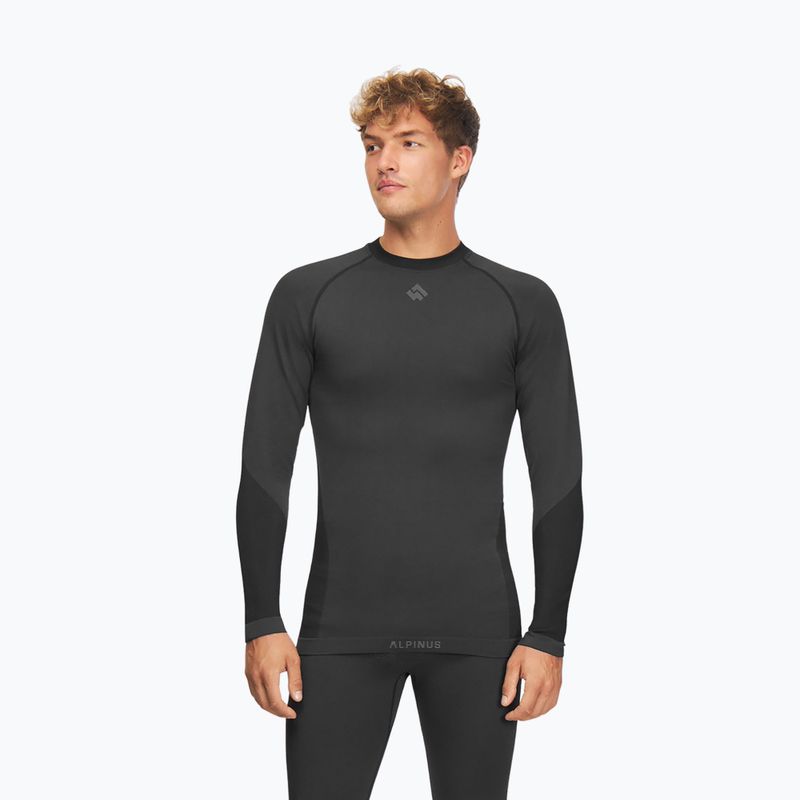Set intimo termico da uomo Alpinus Moelv Set black 3