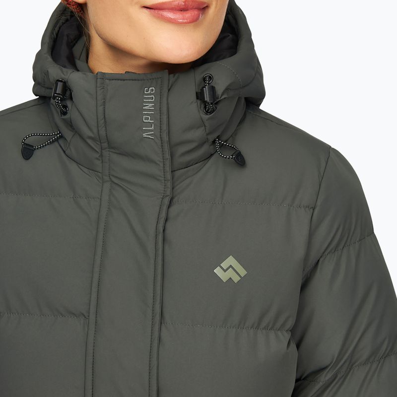 Cappotto imbottito da donna Alpinus Iparla olive green 4