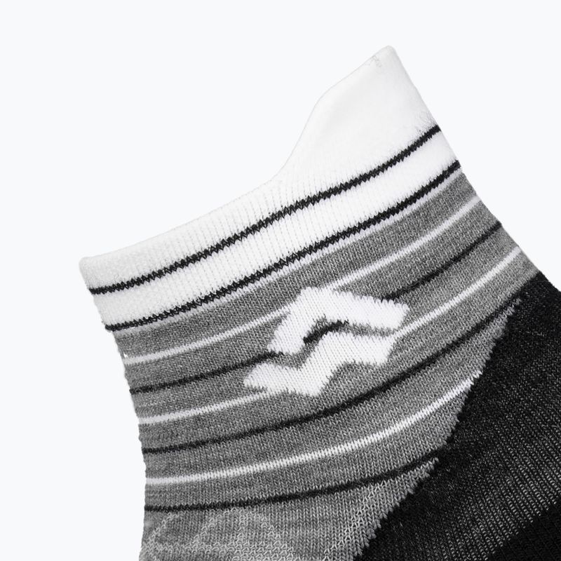 Alpinus Kuldiga Calze basse nero / grigio / bianco 2