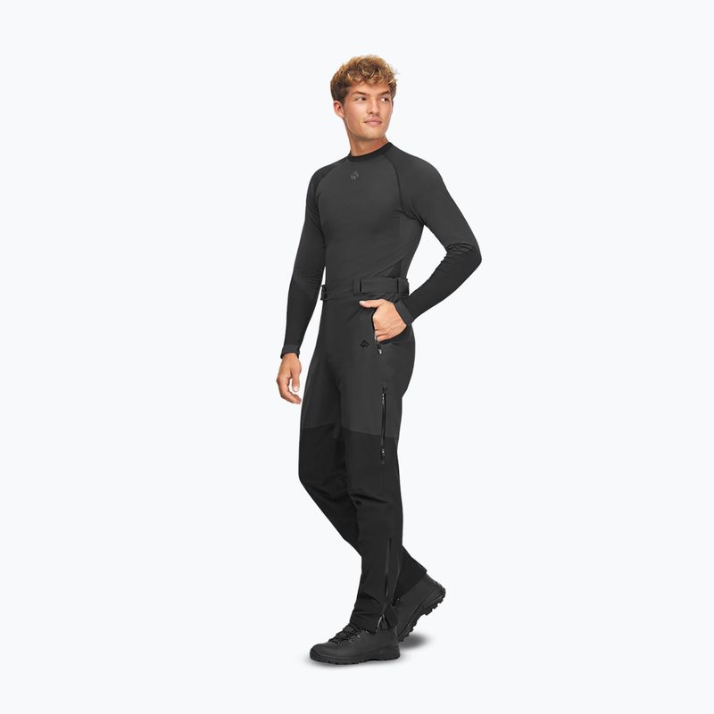 Pantaloni con membrana da uomo Alpinus Gomtu black 2