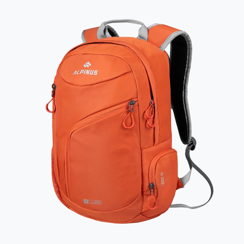 Zaino da trekking Alpinus Lecco 15 l corallo