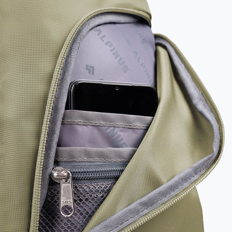Zaino da trekking Alpinus Lecco 25 l verde chiaro 6