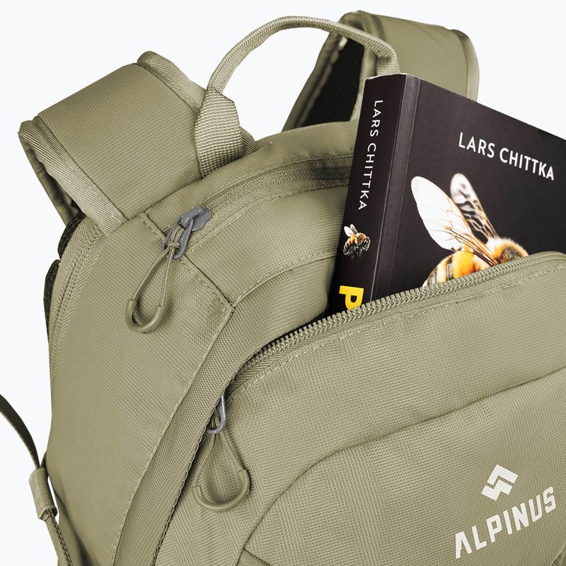 Zaino da trekking Alpinus Lecco 25 l verde chiaro 7
