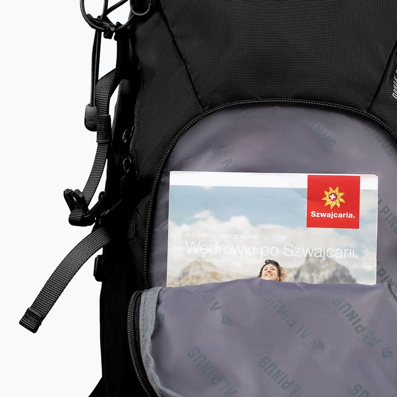 Zaino da trekking Alpinus Ornak 30 l nero 9