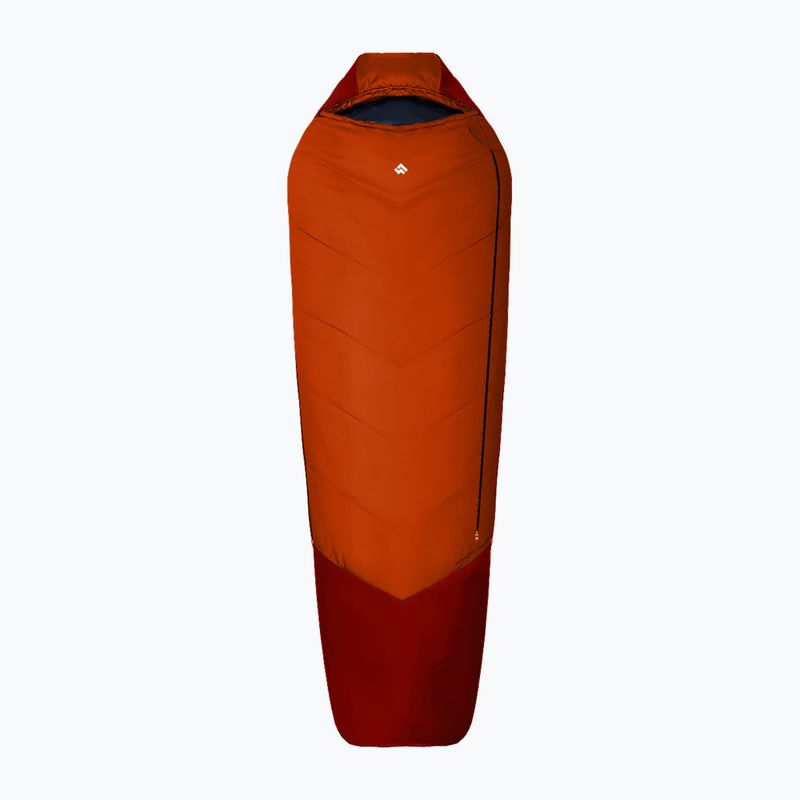Sacco a pelo Alpinus Primalight 1200 arancione sinistro