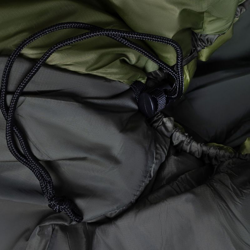 Sacco a pelo Alpinus Ultralight 1000 verde sinistro 3