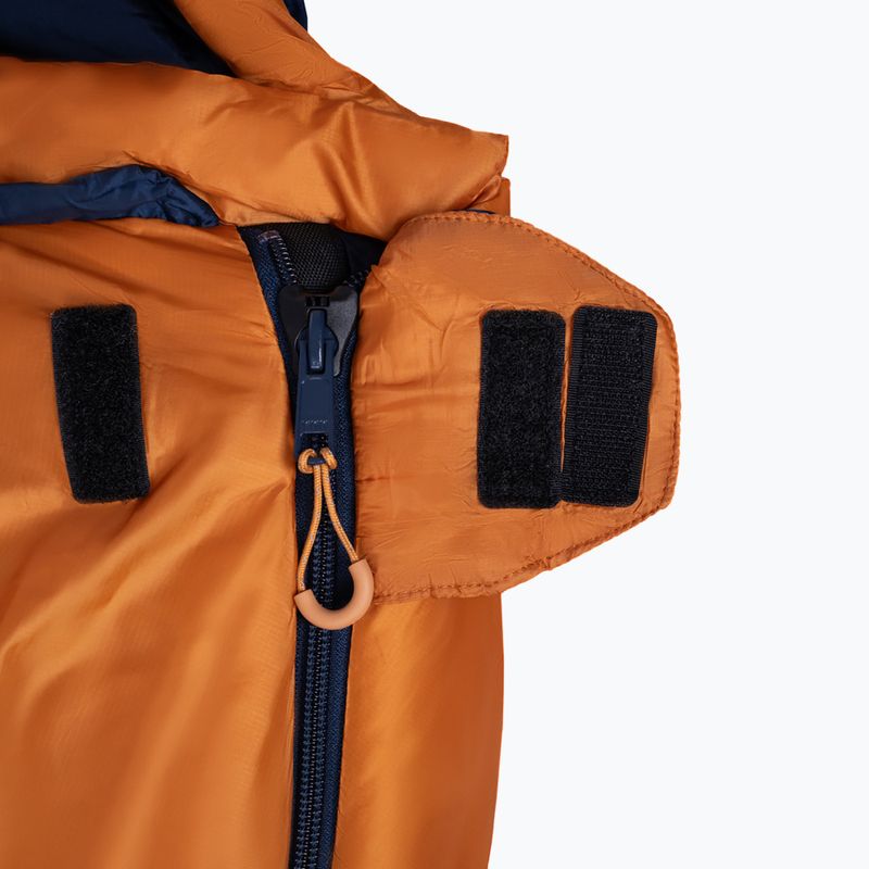 Sacco a pelo Alpinus Ultralight 850 sinistro arancione/verde 3