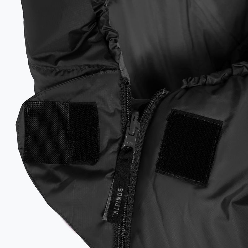 Sacco a pelo Alpinus Fiber Pro 1300 sinistro antracite 3