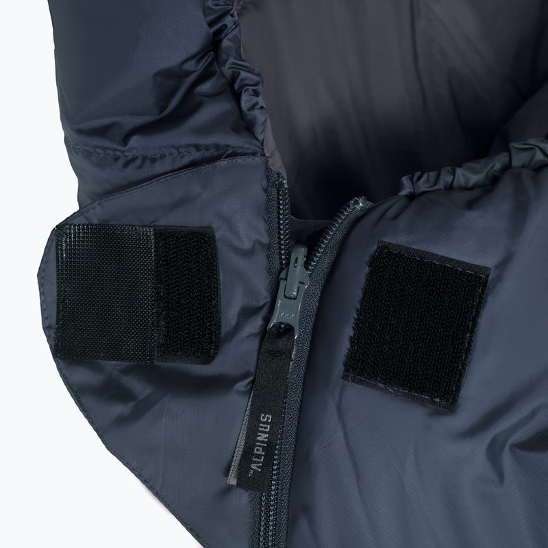 Sacco a pelo Alpinus Fiber Pro 1100 grigio sinistro 3