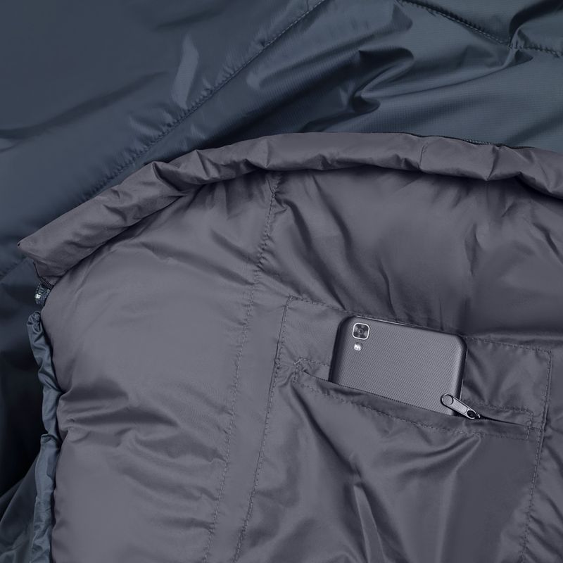 Sacco a pelo Alpinus Fiber Pro 1100 grigio sinistro 5