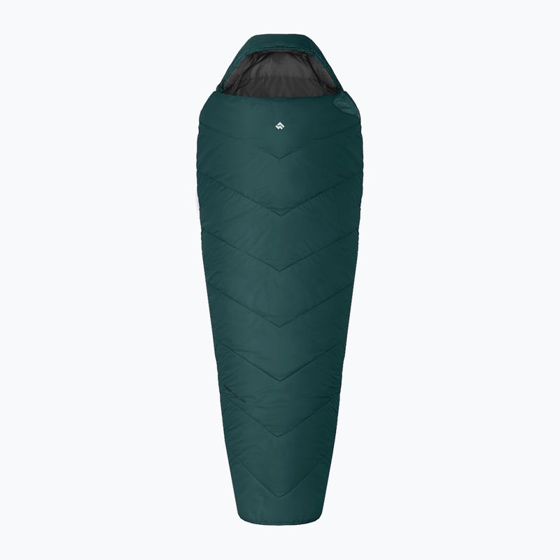 Sacco a pelo Alpinus Fiber Pro 800 verde sinistro