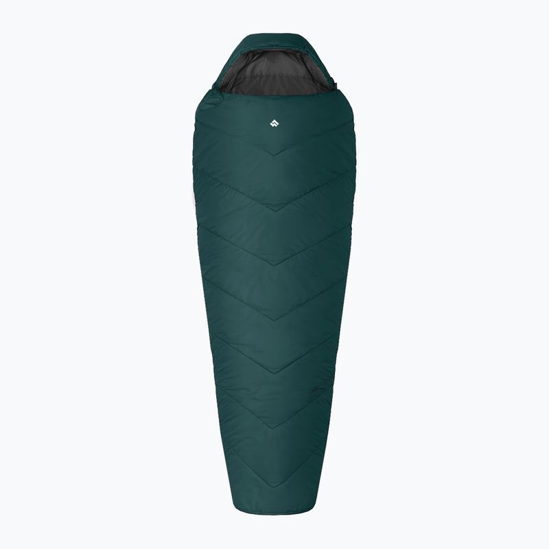 Sacco a pelo Alpinus Fiber Pro 800 verde destro