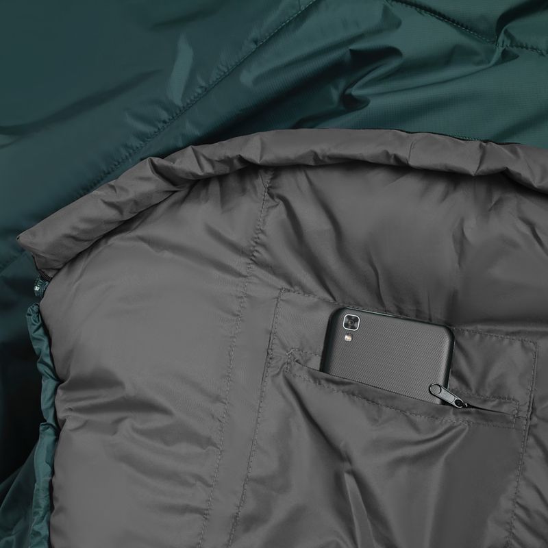 Sacco a pelo Alpinus Fiber Pro 800 verde destro 5