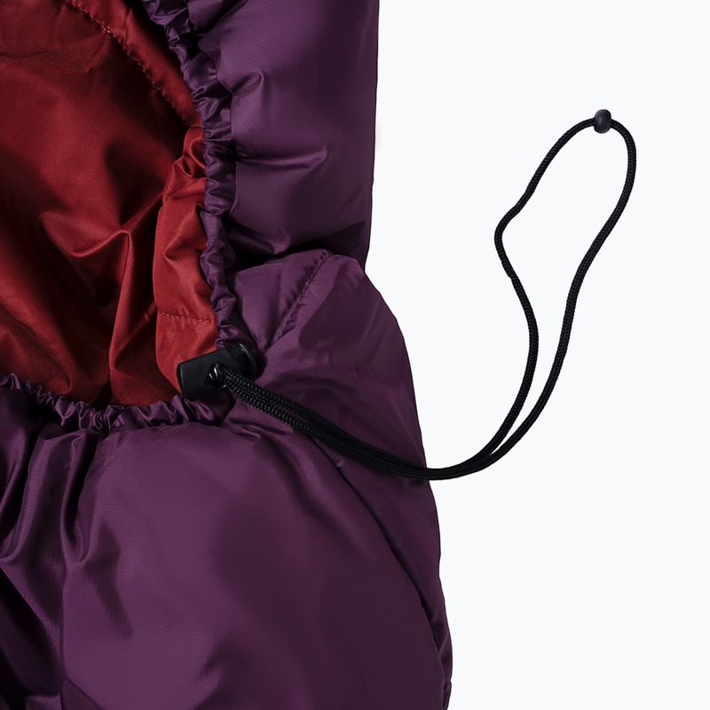 Sacco a pelo Alpinus Fiber Pro 1100 sinistro bordeaux 2