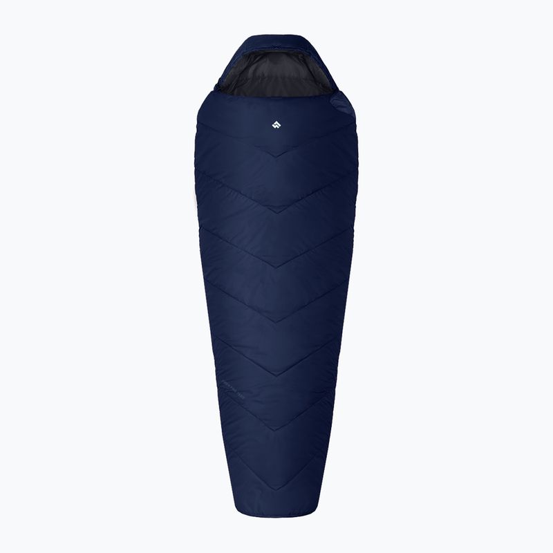 Sacco a pelo Alpinus Fiber Pro 1500 sinistro blu navy