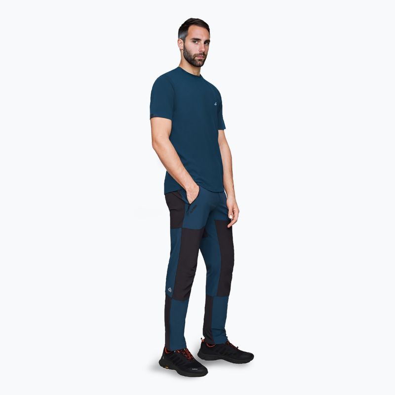 T-shirt Alpinus Tokat da uomo blu scuro 2